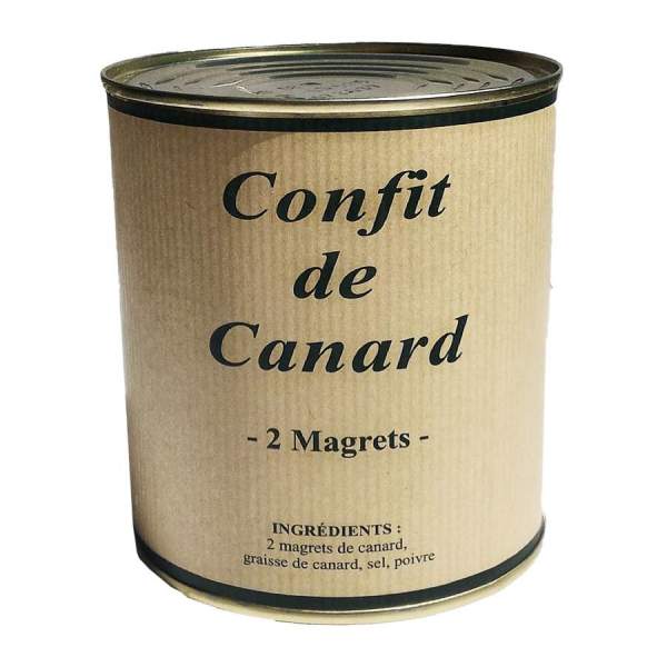 Confit de canard 2 magrets 750g