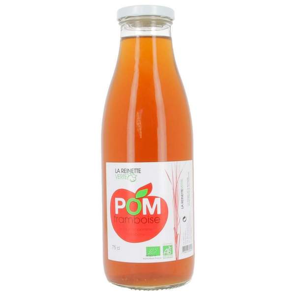 Jus de pomme framboise bio 75cl