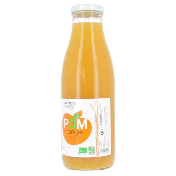 Jus de pomme orange bio 75cl Verger de la reinette