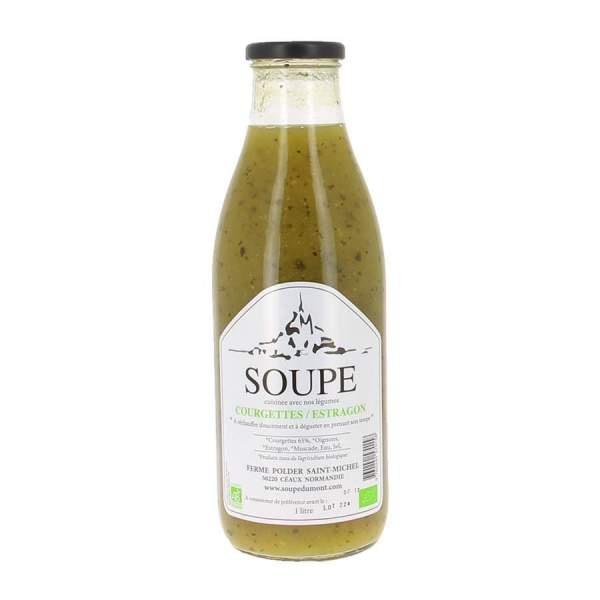 Soupe courgettes et estragon bio 1L