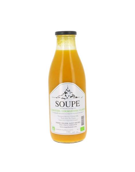 Soupe carottes, courgettes, cumin bio 1L