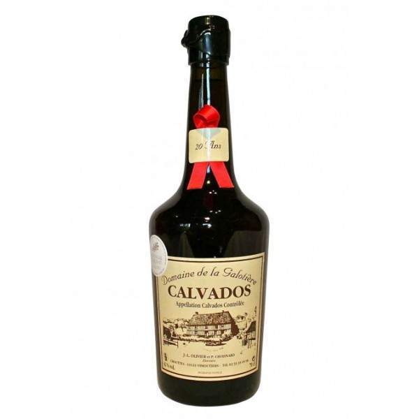 Calvados 20 ans fermier et bio La Galotière 70cl 42%