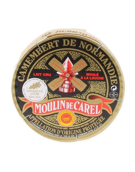 Moulin Carel Camembert de Normandie AOP 250g