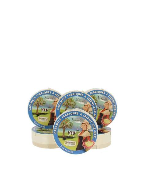 Caramels d'Isigny boite camembert 75g par 3
