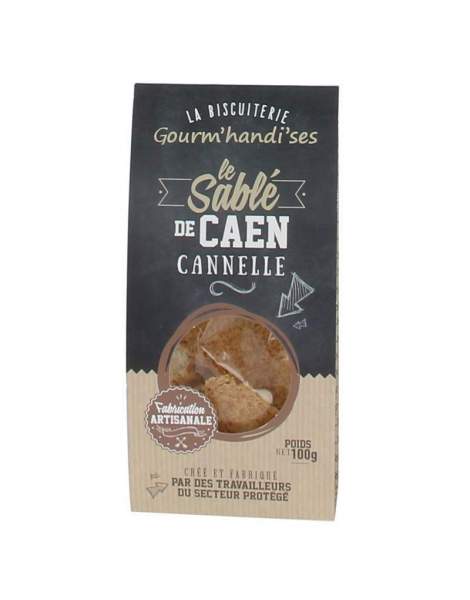 Sablé de Caen cannelle Gourm'handi'ses 100g