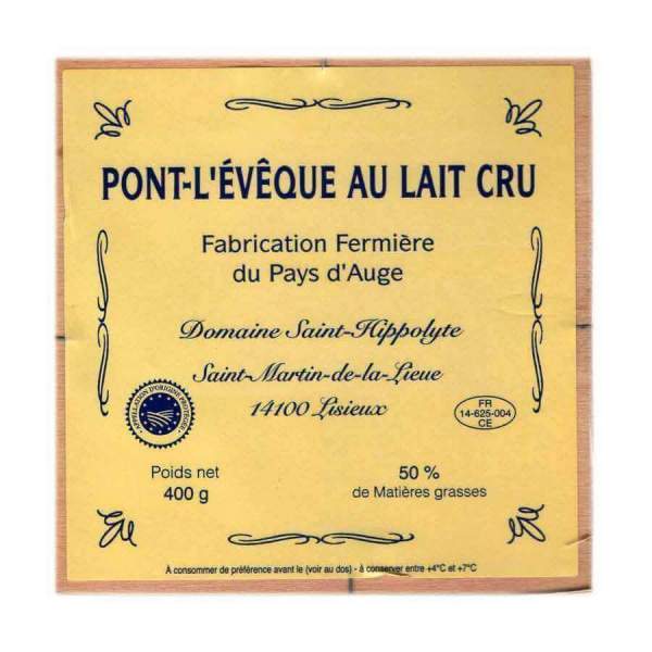 AOC Pont-L'Evêque Fermier ST HIPPOLYTE 400g