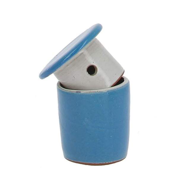 Beurrier conservateur bleu clair 105g