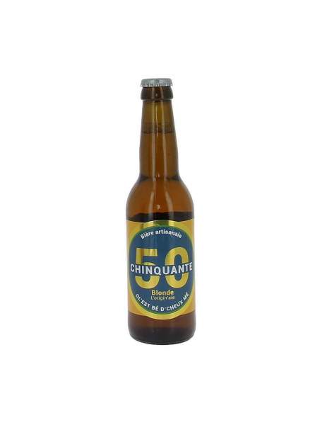 Bière La chinquante blonde 5% 33cl