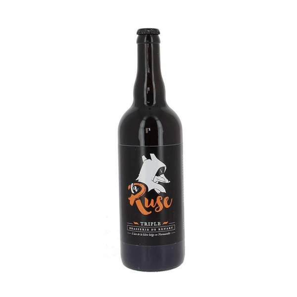 Bière triple La ruse 7.6% 75cl