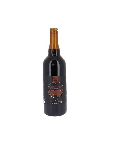 Bière La Cotentine brune 6.2% 75cl
