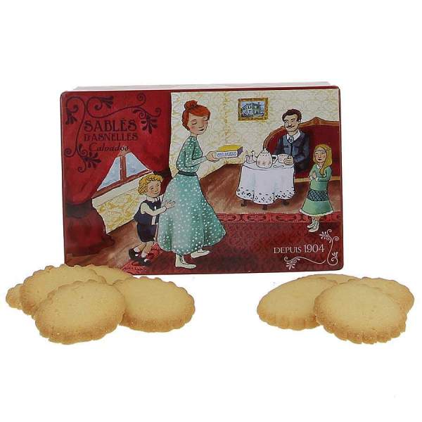 Boite à l'ancienne Calvados sablés d'Asnelles 500g