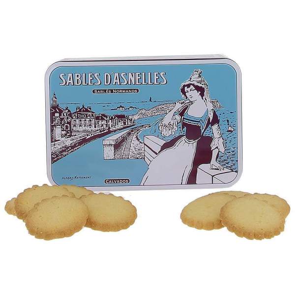 Boite ancienne la Normande sablés d'Asnelles 500g