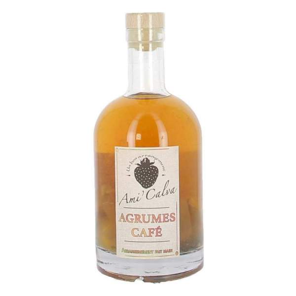 Calvados arrangé agrumes café Ami'Calva