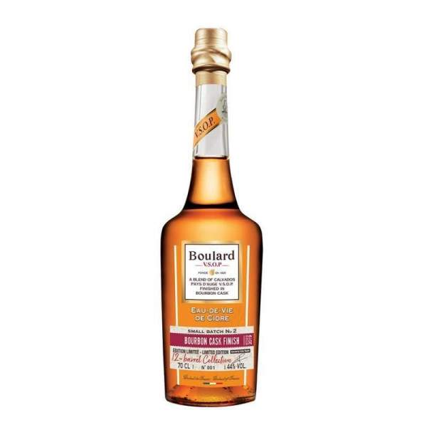Eau de vie de cidre VSOP Bourbon cask finish Boulard 44% 70cl