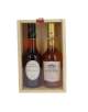 Coffret bois Calvados fine et Pommeau de Normandie Coquerel