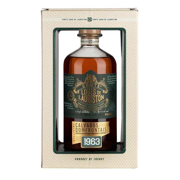 Calvados millésimé 1963 Lauriston 70cl 42%