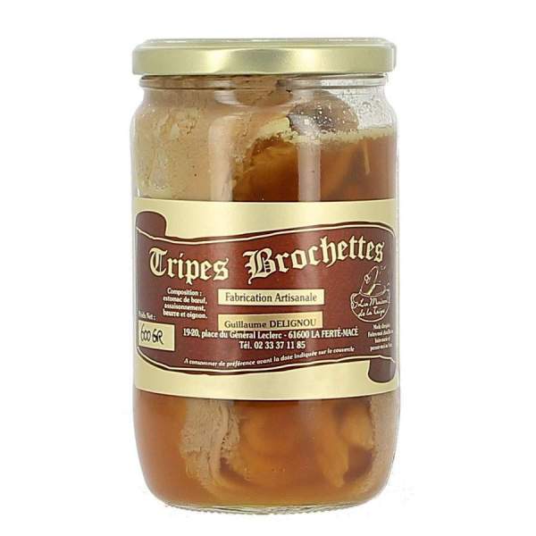 Tripes brochettes 600g