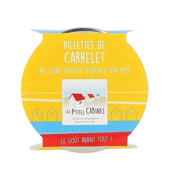Rillettes de carrelet au cidre bouché - Les p'tites cabines 90g