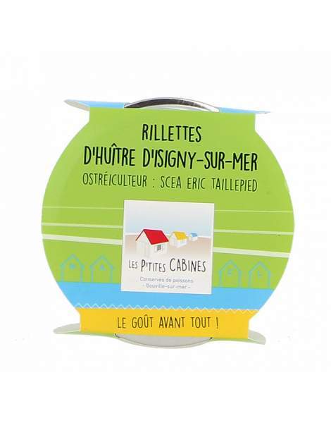 Rillettes d'huitre d'Isigny sur mer - Les p'tites cabines 90g