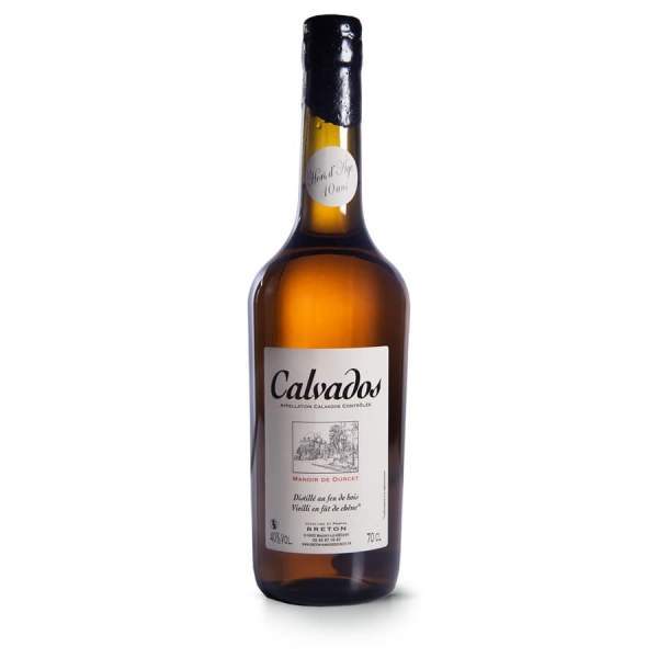 Calvados hors d'âge 10 ans Manoir de Durcey 40% 70 cl