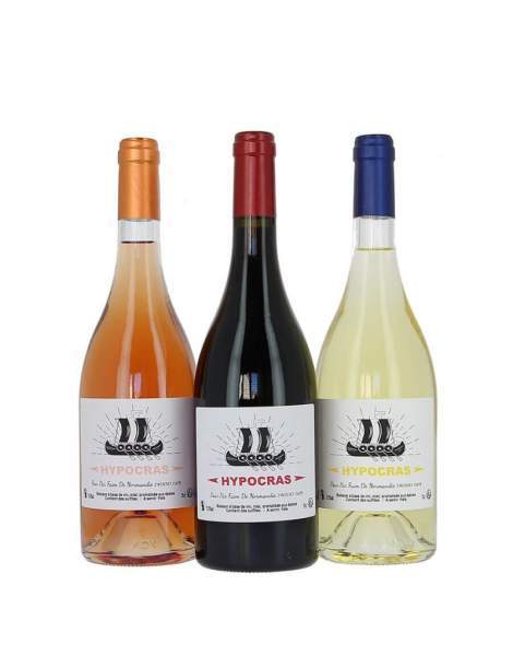 Vins Hypocras assortiment 3*75cl 13.5%