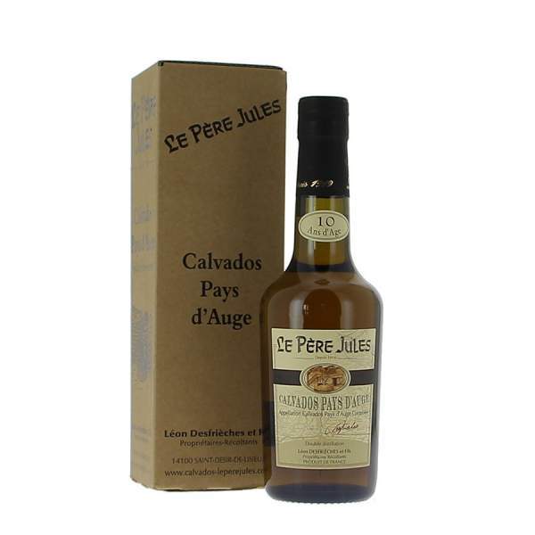 Calvados Le Père Jules Léon Desfrièches 10 ans 35cl 42%
