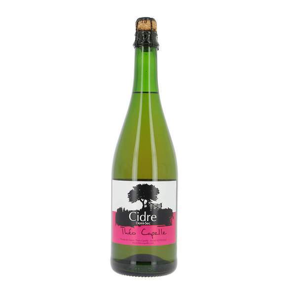 Cidre demi-sec non coiffé Théo Capelle 75cl 5.5%