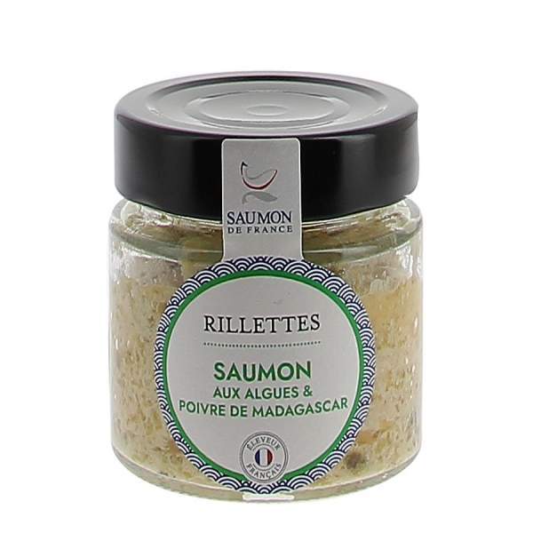 Rillettes de Saumon de Cherbourg algues et poivre de Madagascar