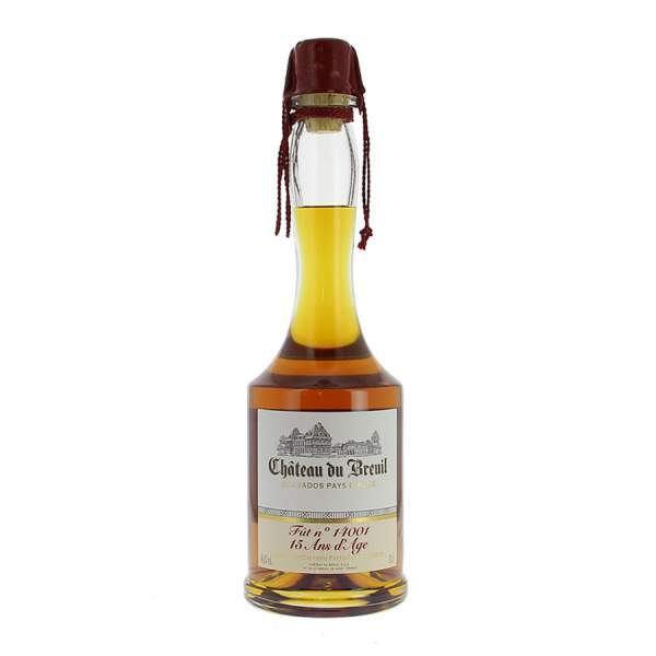 Calvados fût 14001 15 ans - Château du Breuil - brut de fût 70cl 48,6%