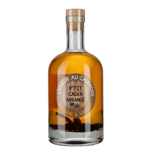 P'tit Calva arrangé badiane-vanille 24%vol 50cL