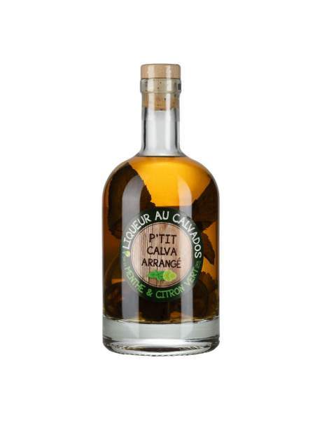 P'tit Calva arrangé menthe et citron vert 24%vol 50cL