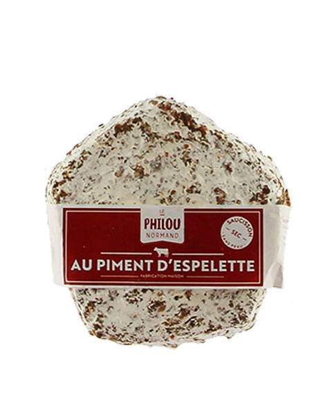 Saucisson au piment d'Espelette Le philou normand 220g