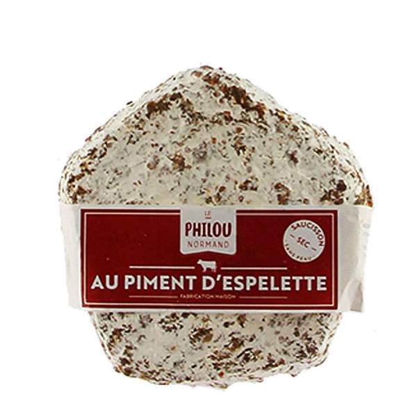 Saucisson au piment d'Espelette Le philou normand 220g