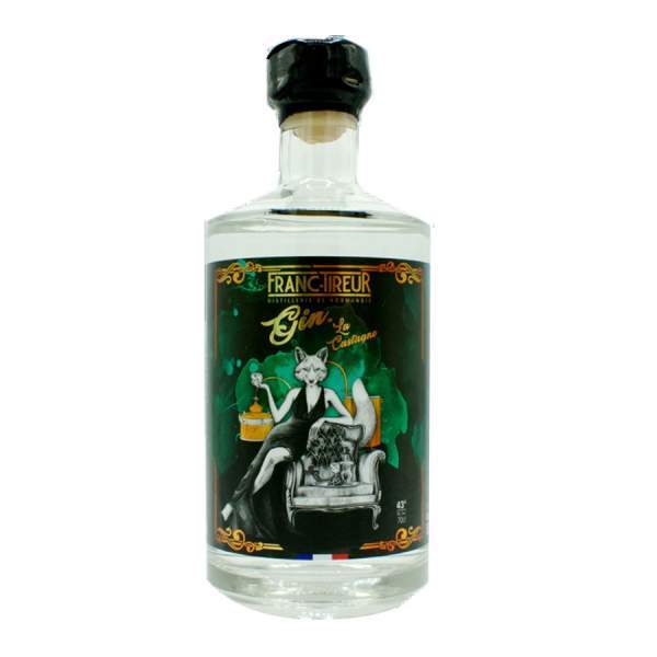Gin "La castagne" Franc-Tireur 70cl 43%