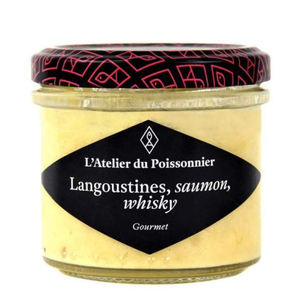 Rillettes langoustines et saumon au whisky 125g