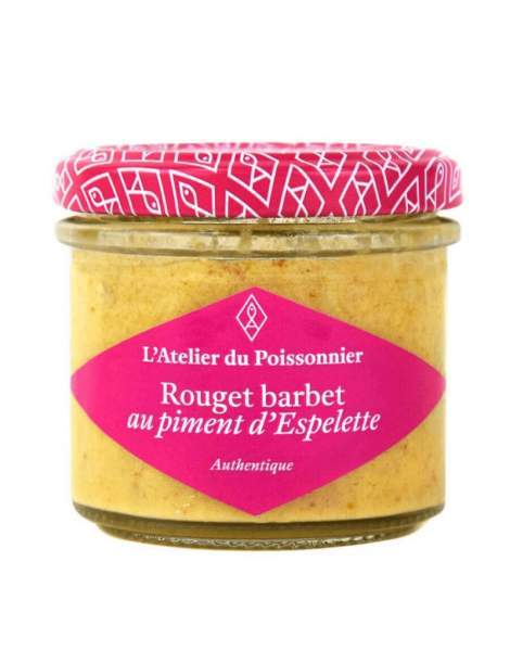 Rillettes Rouget Barbet au piment d'Espelette 90g