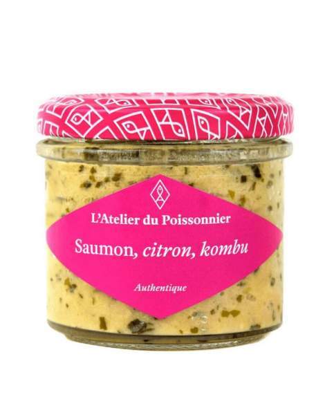 Rillettes saumon, citron, kombu Atelier du Poissonnier Atelier du Poissonnier 90g