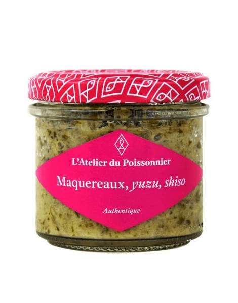 Rillettes maquereau, yuzu, shizo Atelier du Poissonnier 90g
