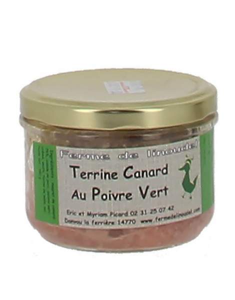 Terrine de canard au poivre vert 180 gr