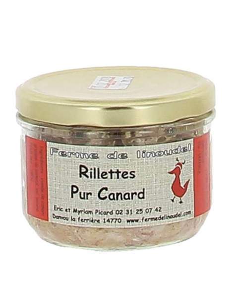 Rillettes pur canard 180 gr