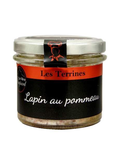 Terrine au Lapin et pommeau Roupsard 180g