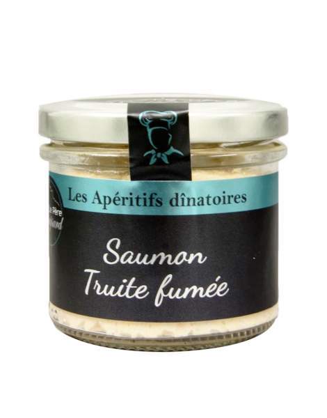 Tartinable Saumon et truite fumée Roupsard 100g