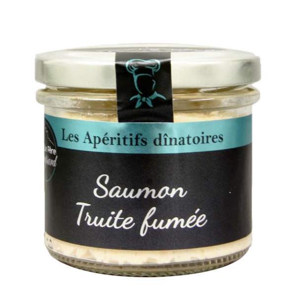 Tartinable Saumon et truite fumée Roupsard 100g