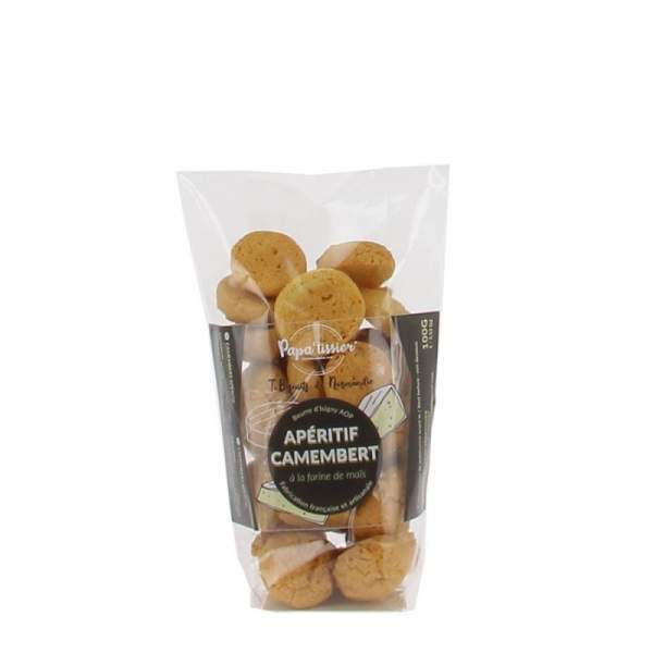 Biscuits apéritifs Camembert 100g Papa'tissier