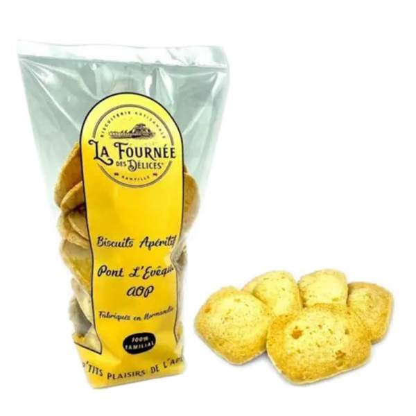 Sablés apéritifs Pont-l'évêque La fournée des délices 100g