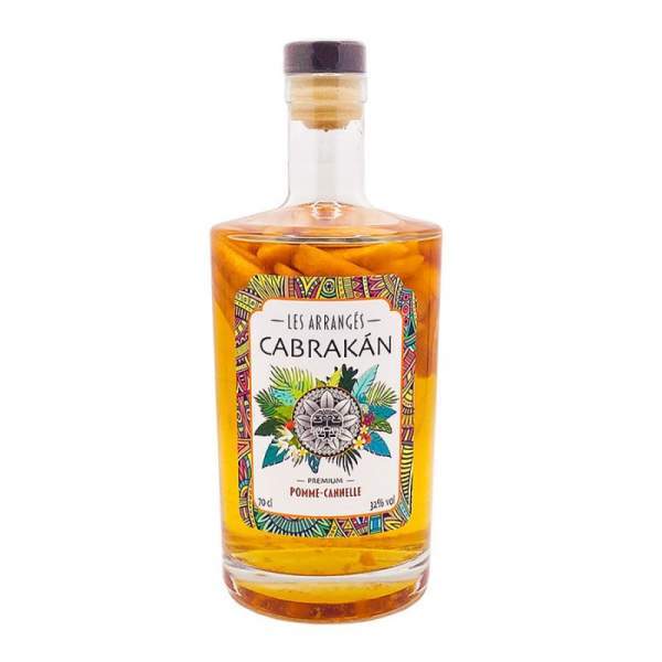 Rhum arrangé pomme cannelle Cabrakàn 70cl 32%