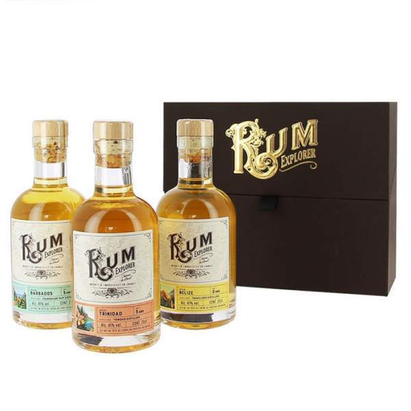 Le coffret rhums "Voyage aux Caraïbes" Château du Breuil