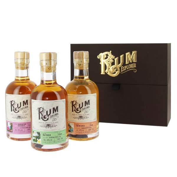 Le coffret rhums "Voyage autour des saveurs" Château du Breuil