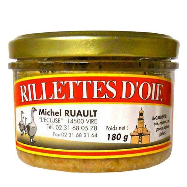 Rillettes d'oie Ruault 180g