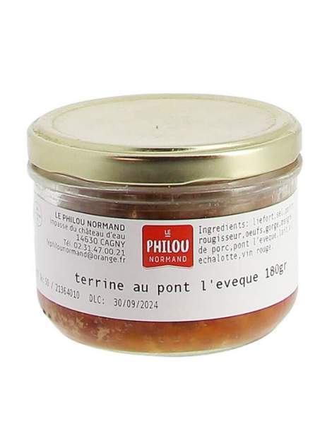 Terrine à la mimolette Le philou normand 180g